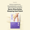 BAREN Shea Butter Sleeping Heel Patch 10 Pcs