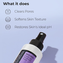 COSRX AHA/BHA Clarifying Treatment Toner what it does