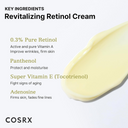 COSRX The Retinol 0.3 Cream 20ml ingredients