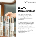 VT Cosmetics Reedle Shot 50 how to reduce tingling?