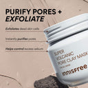 Innisfree Super Volcanic Pore Clearing Clay Mask 100ml